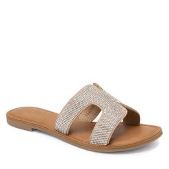 Klapki Jenny Fairy. Szare klapki Jenny Fairy, bez wzorów, bez obcasa. Za 119.99 zł.