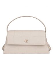 Bellicci Skórzana torebka "Vicky" w kolorze beżowym - 22 x 18 x 6 cm rozmiar: onesize. Brązowe torby na ramię Bellicci, bez wzorów, z materiału, przez ramię, bez dodatków. Za 200.13 zł.