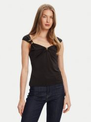 Marciano Guess Top 5YGP03 6259A Czarny Regular Fit. Czarne topy Marciano Guess, xl, z aplikacjami, z syntetyku, bez kołnierzyka, bez ramiączek. Za 519.99 zł.