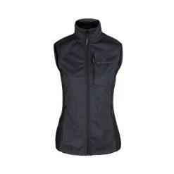 Kamizelka softshell damska Rapid. Szare kurtki sportowe BERGSON, m, bez wzorów, z softshellu, bez kaptura, rowerowe. Za 189.00 zł.