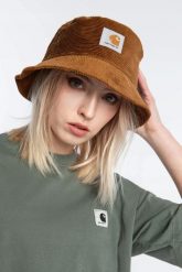 Czapka kapelusz Bucket Carhartt WIP Cord Bucket Hat I028162-1NFXX (S/M). Brązowe kapelusze Carhartt, bez wzorów. Za 229.00 zł.