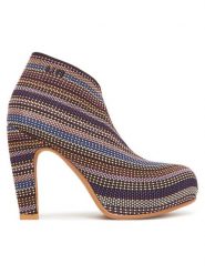 United Nude Botki Fold Hi II 1087065905 Brązowy. Brązowe botki United Nude, bez wzorów, z materiału, bez obcasa, na słupku, bez zapięcia. Za 1,089.00 zł.