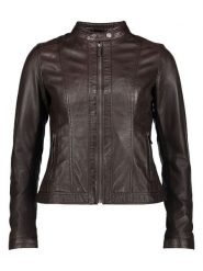 Bugatti Skórzana kurtka w kolorze brązowym rozmiar: 42. Brązowe kurtki Bugatti, bez wzorów, ze skóry, bez kaptura. Za 695.99 zł.