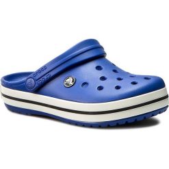 Klapki CROCS - Crocband 11016 Cerulean Blue/Oyster. Niebieskie klapki Crocs, bez wzorów, z tworzywa sztucznego, bez obcasa. W wyprzedaży za 159.00 zł.