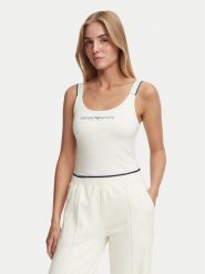 Emporio Armani Underwear Top EW004627 AF27298 U1131 Biały Slim Fit. Białe topy Emporio Armani Underwear, xl, bez wzorów, z bawełny, bez kołnierzyka, bez ramiączek. Za 219.99 zł.