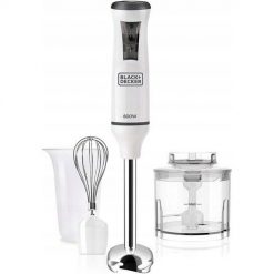 Blender ręczny Black+Decker BXHB600E (biały; 600W). Blendery . Za 109.99 zł.