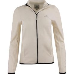 Bluza Damska Plus Size Biała 4XL - Athl. Wydział Luna. Białe bluzy sportowe GLENMUIR, plus size, bez wzorów, z polaru, bez kaptura. Za 178.99 zł.