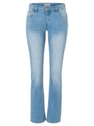 Timezone Dżinsy "Lisa" - Slim fit - w kolorze błękitnym rozmiar: W33/L30. Niebieskie jeansy Timezone, l, z aplikacjami. Za 140.86 zł.