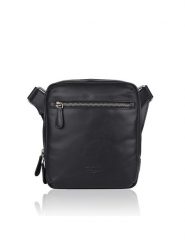 Bellicci Skórzana torebka "Kiefer" w kolorze czarnym - 19 x 21 x 5 cm rozmiar: onesize. Czarne torby na ramię Bellicci, bez wzorów, z materiału, na ramię, bez dodatków. Za 217.99 zł.