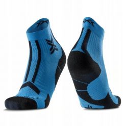 Skarpety unisex X-Socks TRAILRUN DISCOVER ANKLE MINERAL BLUE/X BLACK A016. Niebieskie skarpety X Socks, bez wzorów, z włókna. Za 109.99 zł.