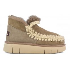 MOU Eskimo Bounce Sneaker Śniegowce damskie. Szare trapery i śniegowce Mou, z wełny. W wyprzedaży za 823.99 zł.