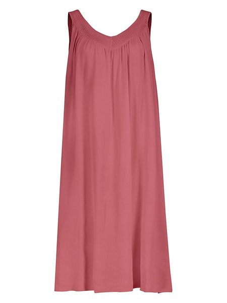 Sublevel Sukienka w kolorze czerwonym rozmiar: S/M. Czerwone sukienki Sublevel, na co dzień, m, bez wzorów, z wiskozy, bez kołnierzyka, bez ramiączek, midi, proste. Za 87.61 zł.