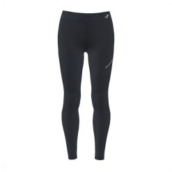 Legginsy do biegania damskie Joma R-Nature Long Tights. Czarne legginsy sportowe Joma, bez wzorów, do biegania. Za 119.99 zł.