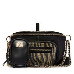 Torebka Steve Madden. Czarne listonoszki Steve Madden, bez wzorów, bez dodatków. Za 429.99 zł.