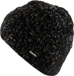 Czapka damska Eisbär Netta 50 cm, czarna. Czarne czapki Eisbar, bez wzorów, z materiału. Za 149.99 zł.