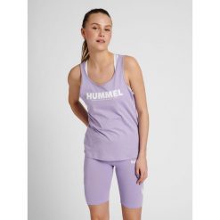 Damski tank top Hummel Legacy. Czerwone topy Hummel, xs, bez wzorów, bez kołnierzyka, bez ramiączek. Za 90.00 zł.