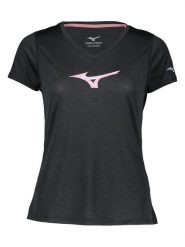 Mizuno Koszulka sportowa "Impulse Core" w kolorze czarnym rozmiar: XS. Czarne koszulki sportowe Mizuno, bez wzorów, z materiału, bez ramiączek. Za 61.60 zł.