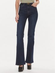 Pinko Jeansy Flora 100166 A1MF Granatowy Regular Fit. Niebieskie jeansy Pinko, bez wzorów. Za 779.99 zł.