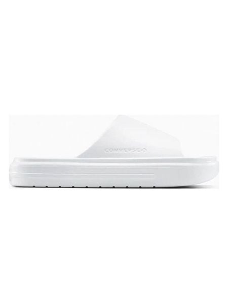 Converse Klapki "Essential" w kolorze białym rozmiar: 35. Białe klapki Converse, bez wzorów, z otwartym noskiem, bez obcasa. Za 114.95 zł.