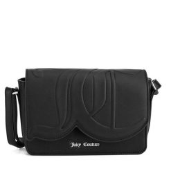 Torebka Juicy Couture. Czarne listonoszki Juicy Couture, bez wzorów, bez dodatków. Za 229.99 zł.