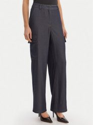 Guess Spodnie materiałowe W6RB65 WL842 Granatowy Regular Fit. Niebieskie spodnie materiałowe Guess, xs, z aplikacjami, z materiału. Za 519.99 zł.