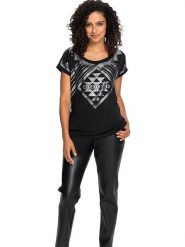 WITT WEIDEN Koszulka w kolorze czarnym rozmiar: 40. Czarne bluzki WITT WEIDEN, bez wzorów, bez kołnierzyka, bez ramiączek. Za 74.81 zł.