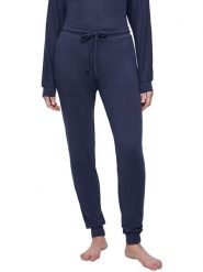 Triumph Spodnie w kolorze granatowym rozmiar: 40. Niebieskie spodnie materiałowe Triumph, bez wzorów, z materiału, z podwyższonym stanem. Za 95.92 zł.