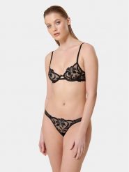 Bluebella Biustonosz z fiszbiną Leonora 42204 Czarny. Czarne biustonosze BlueBella, bez wzorów, z syntetyku. Za 139.99 zł.