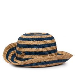 Kapelusz Tommy Hilfiger. Niebieskie kapelusze TOMMY HILFIGER, bez wzorów. Za 289.99 zł.