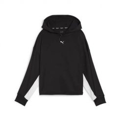 Bluza treningowa damska Puma Fit Double Knit. Czarne bluzy Puma, l, bez wzorów, z kapturem. Za 395.00 zł.