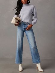 LA Angels Sweter w kolorze szarym rozmiar: S. Szare swetry LA Angels, s, bez wzorów, bez ramiączek. Za 130.99 zł.