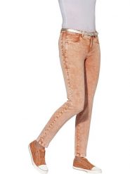 WITT WEIDEN Dżinsy - Slim fit - w kolorze pomarańczowym rozmiar: 38. Pomarańczowe jeansy WITT WEIDEN, bez wzorów. Za 39.49 zł.