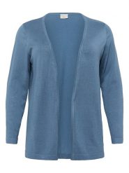 KAFFE curve Kardigan w kolorze niebieskim rozmiar: XL. Niebieskie kardigany KAFFE curve, xl, bez wzorów. Za 116.95 zł.