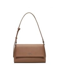 Calvin Klein Torebka Ck Daily Shoulder Bag Pebble K60K612139 Brązowy. Brązowe torebki klasyczne Calvin Klein, bez wzorów, ze skóry, bez dodatków. Za 599.99 zł.