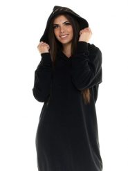 Bluza z kaptur na co dzień na siłownię. Czarne bluzy LEONE 1947 APPAREL, xs, bez wzorów, bez kaptura. Za 168.36 zł.
