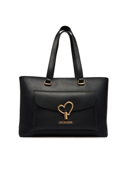 LOVE MOSCHINO Torebka JC4136PP1OLQ0000 Czarny. Czarne torebki klasyczne Love Moschino, bez wzorów, ze skóry, bez dodatków. Za 949.99 zł.