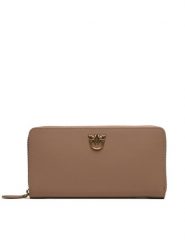 Pinko Duży Portfel Damski Ryder Zip Around . AI 23-24 PCPL 100250 A0F1 Brązowy. Brązowe portfele Pinko, bez wzorów, ze skóry. Za 789.99 zł.