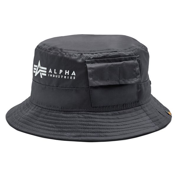 Kapelusz Alpha Industries. Czarne kapelusze Alpha Industries, bez wzorów. Za 160.99 zł.