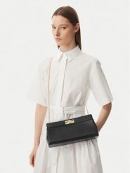 Tommy Hilfiger Torebka Th Modern Clutch AW0AW18727 Czarny. Czarne torebki klasyczne TOMMY HILFIGER, bez wzorów, ze skóry, bez dodatków. Za 529.99 zł.