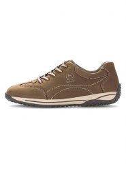 Gabor Skórzane sneakersy w kolorze jasnobrązowym rozmiar: 38. Brązowe trampki Gabor, bez wzorów, bez zapięcia. Za 239.95 zł.
