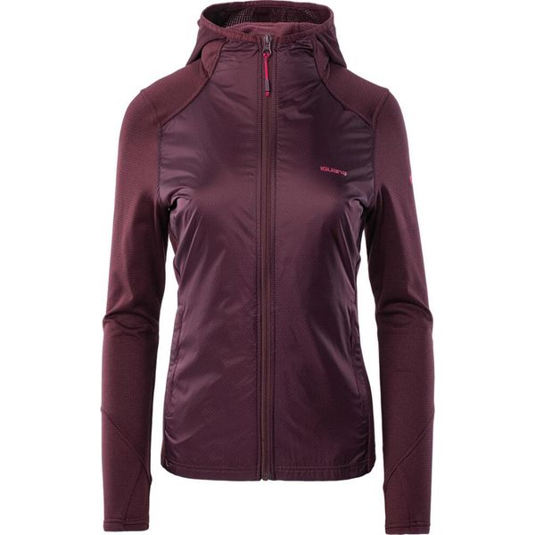 Bluza sportowa damska Iguana Selva II W. Czerwone bluzy IGUANA, bez wzorów, bez kaptura. Za 321.32 zł.