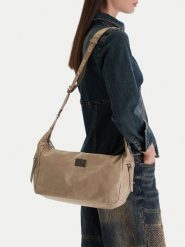G-Star Raw Torebka C-LDA5453B Beżowy. Brązowe listonoszki G-Star Raw, bez wzorów, z materiału, bez dodatków. Za 179.99 zł.