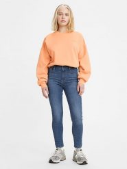 Levi´s Dżinsy "720" - Super Skinny fit - w kolorze niebieskim rozmiar: W25/L32. Niebieskie jeansy l, z aplikacjami, z podwyższonym stanem. Za 167.28 zł.