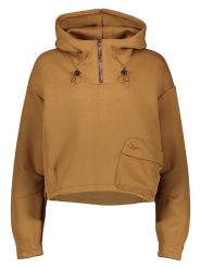 Nike Bluza funkcyjna "Tech Pack" w kolorze jasnobrązowym rozmiar: M. Brązowe bluzy Nike, m, bez wzorów, z kapturem. Za 225.05 zł.