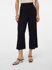 Vero Moda Spodnie w kolorze czarnym rozmiar: S. Czarne spodnie materiałowe Vero Moda, s, bez wzorów, z materiału. Za 83.95 zł.