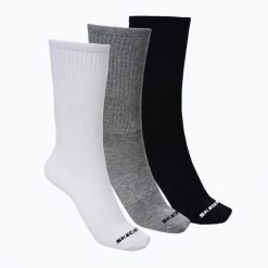 Skarpety SKECHERS Non Tery Crew Arch Support 3. Białe skarpety Skechers, bez wzorów, z bawełny. Za 62.99 zł.