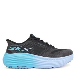 Buty do biegania Skechers. Czarne obuwie sportowe Skechers, bez zapięcia, do biegania. Za 479.99 zł.