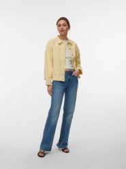 Vero Moda Kurtka koszulowa w kolorze żółtym rozmiar: S. Żółte kurtki Vero Moda, s, bez wzorów, bez kaptura. Za 124.11 zł.