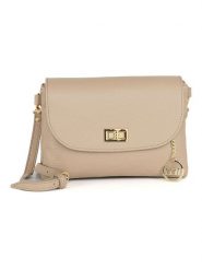 Mia Tomazzi Skórzana torebka w kolorze beżowym - 25 x 19 x 2 cm rozmiar: onesize. Brązowe torby na ramię Mia Tomazzi, bez wzorów, z materiału, na ramię, bez dodatków. Za 312.95 zł.