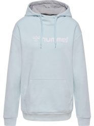 Bluza damska z kapturem Hummel Mover. Niebieskie bluzy Hummel, na jesień, m, bez wzorów, z bawełny, z kapturem. Za 176.50 zł.